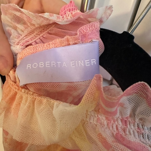 NWOT roberta einer body mini dress in pink XS/S - Picture 8 of 9